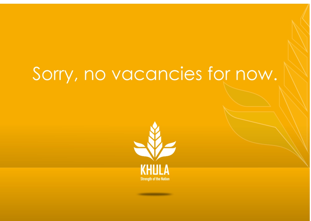 no vacancies